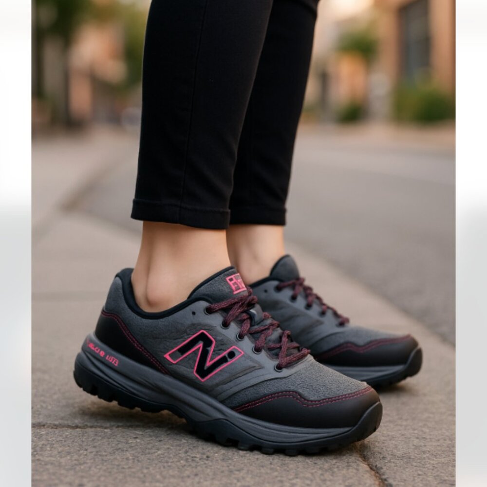 NWT New Balance Women's 589 ESD Composite Toe Work Shoes Grey/Pink